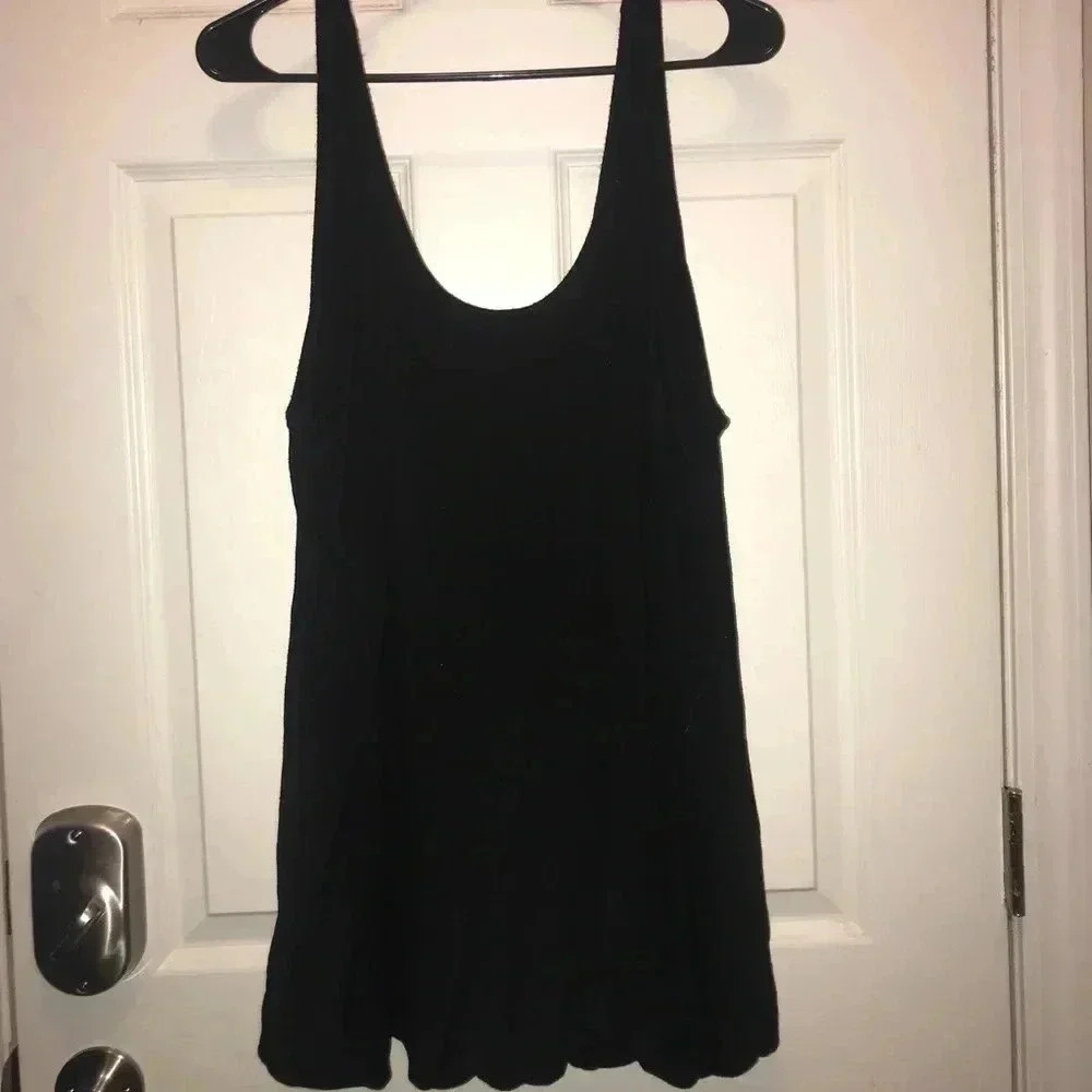 🧾 Black Tank Top Dress